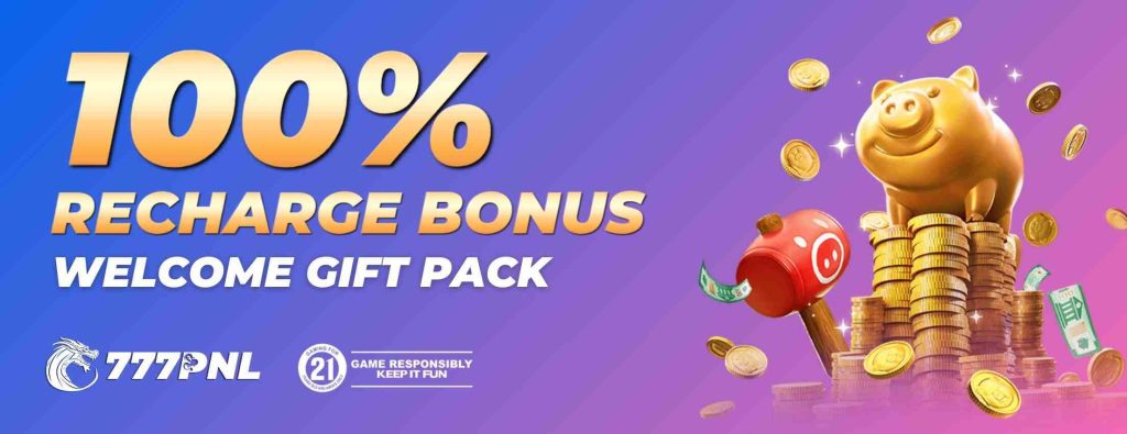 100% Recharge Bonus and Welcome Gift